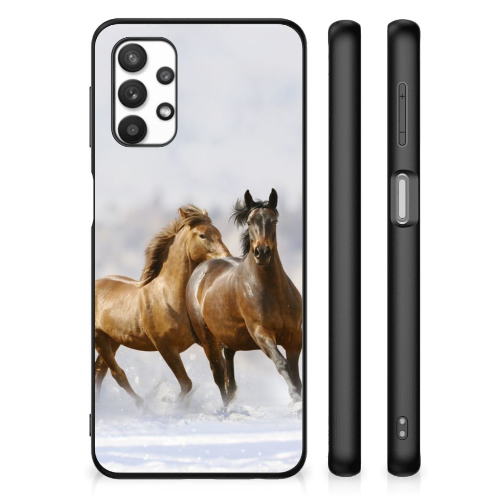 Samsung Galaxy A32 5G Dierenprint Telefoonhoesje Paarden B2C Telecom