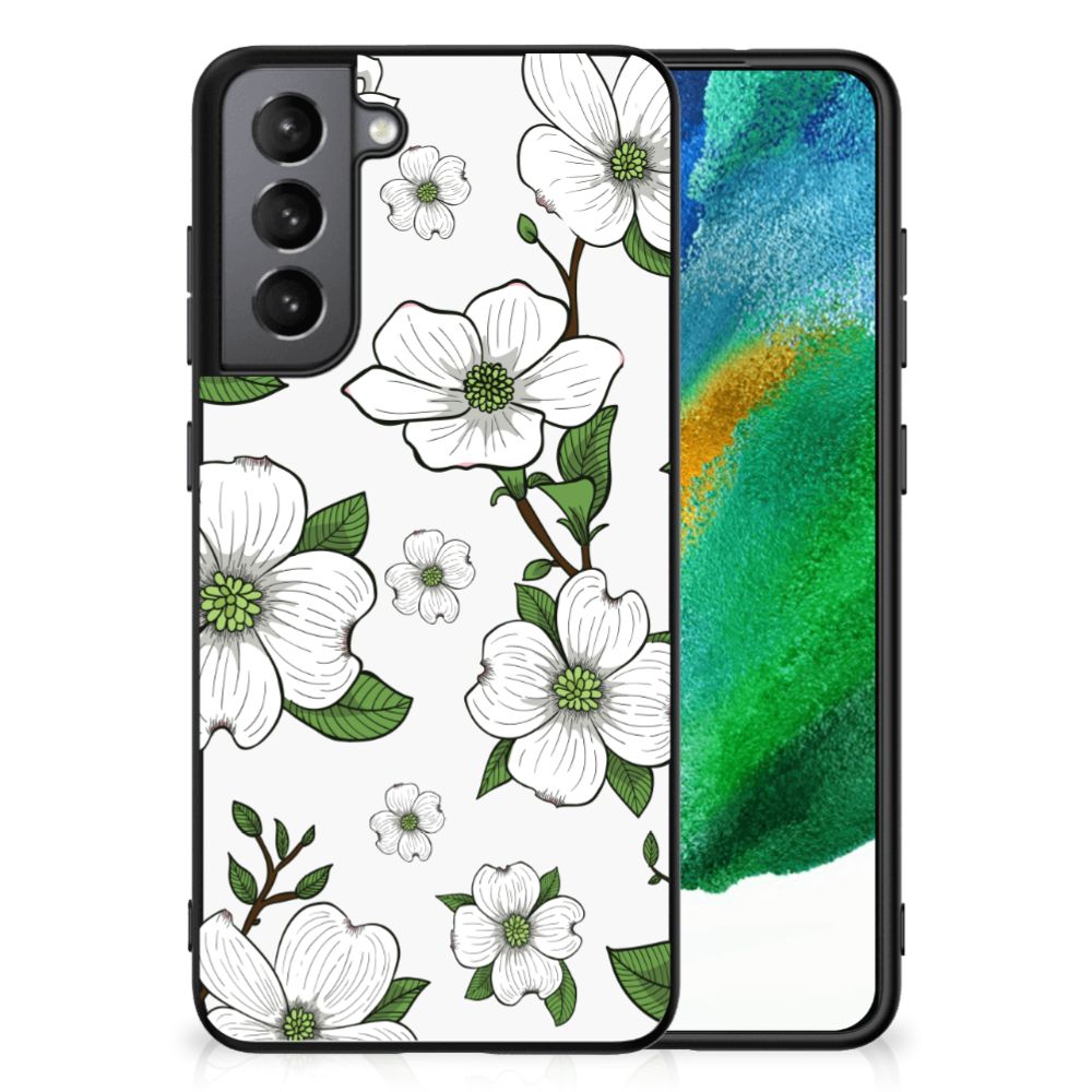 Samsung Galaxy S21FE Bloemen Hoesje Dogwood Flowers