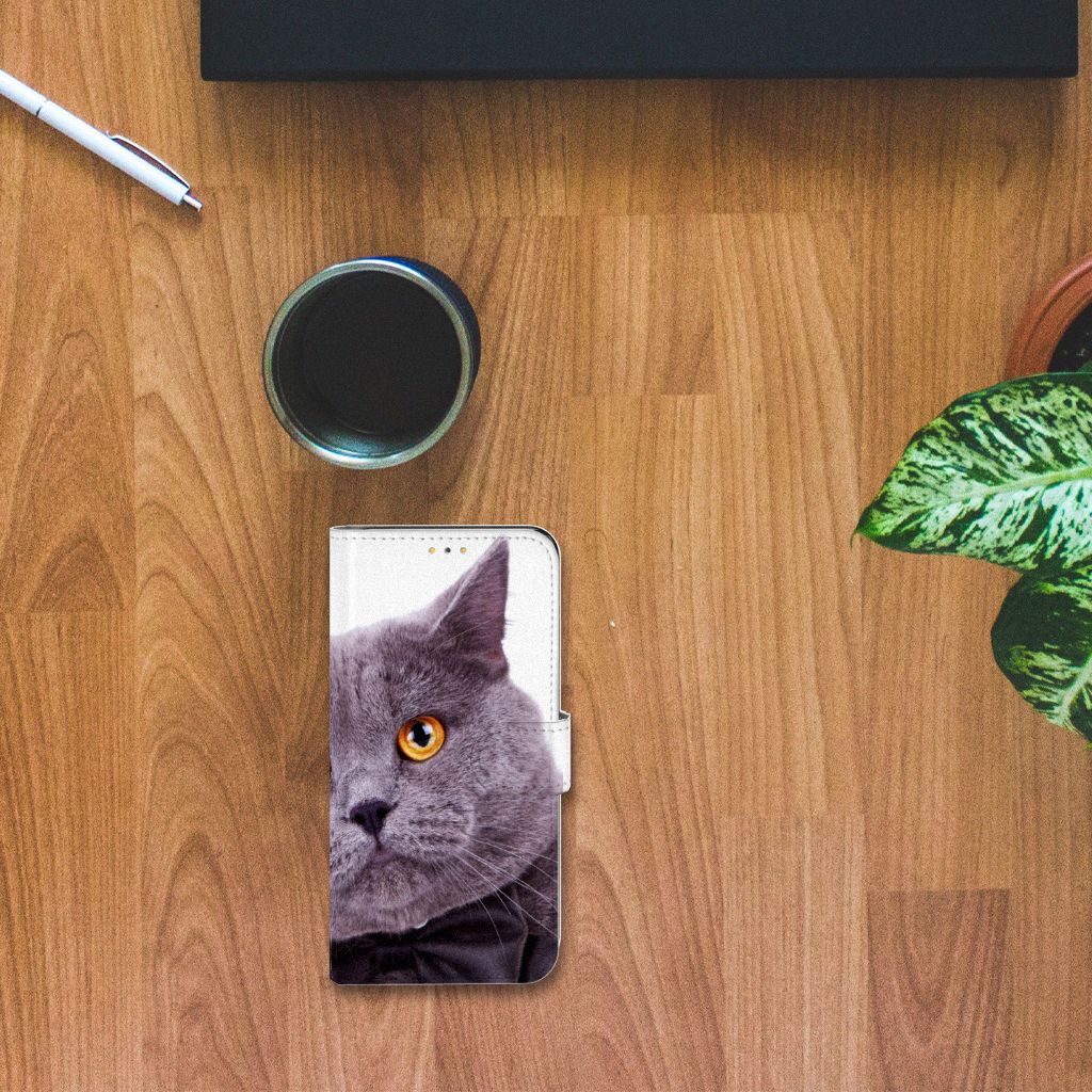 Samsung Galaxy M21 | M30s Telefoonhoesje met Pasjes Kat