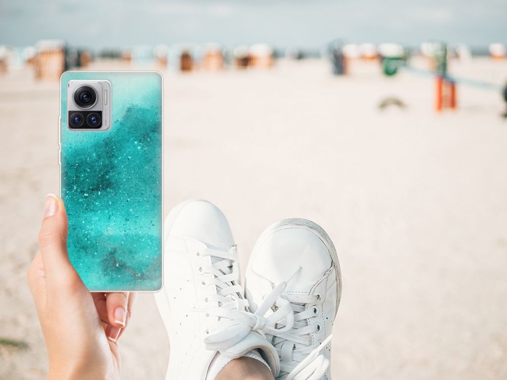 Hoesje maken Motorola Moto X30 Pro Painting Blue B2C Telecom
