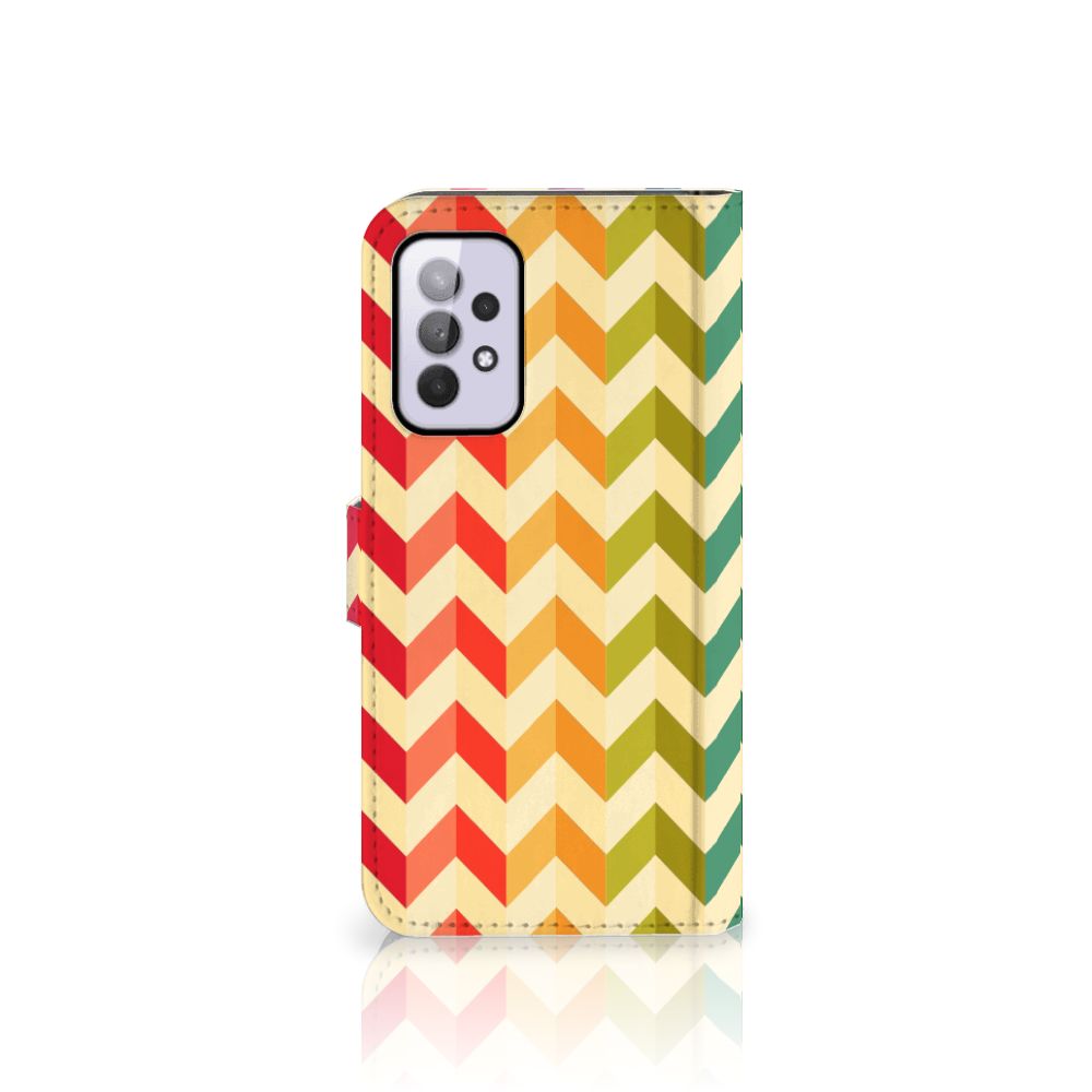 Samsung Galaxy A33 5G Telefoon Hoesje Zigzag Multi Color