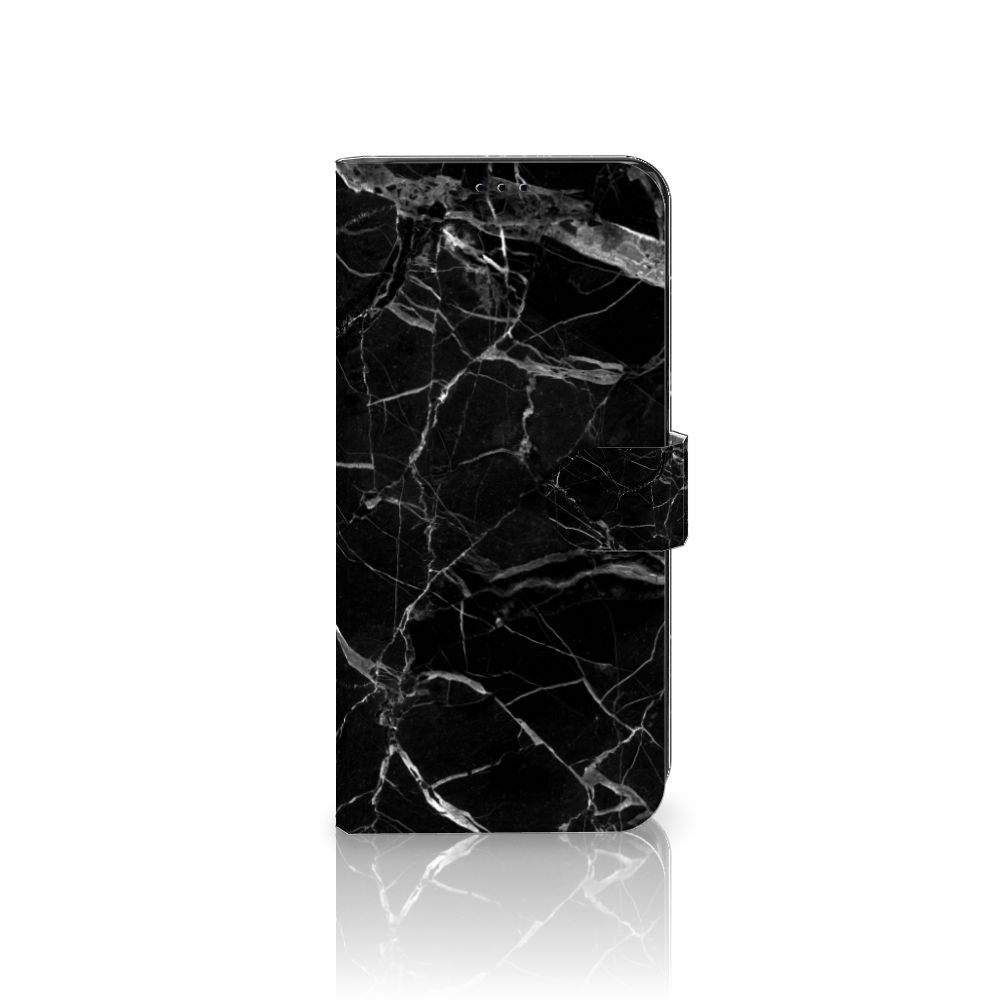 Motorola Edge 30 Pro Bookcase Marmer Zwart - Origineel Cadeau Vader