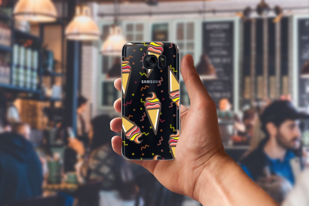 Samsung Galaxy S7 Siliconen Case Icecream