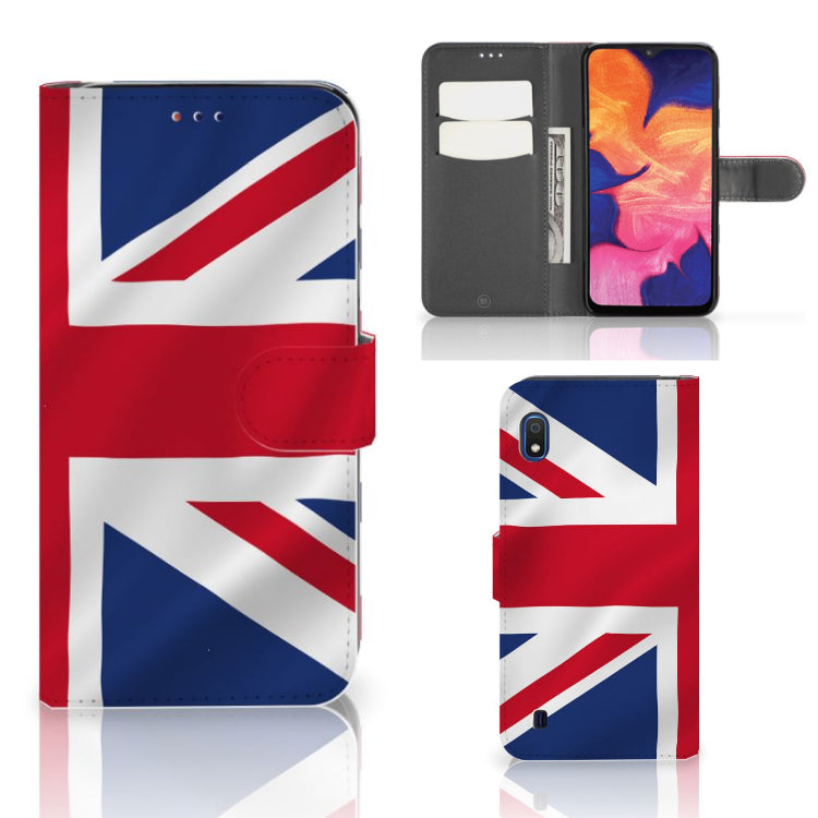 Samsung Galaxy A10 Bookstyle Case Groot-Brittannië
