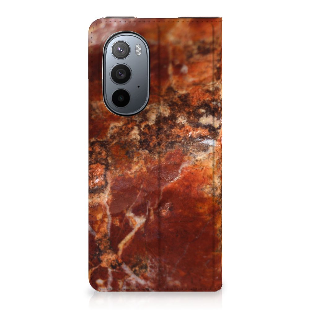Motorola Edge 30 Pro Standcase Marmer Bruin - B2C Telecom