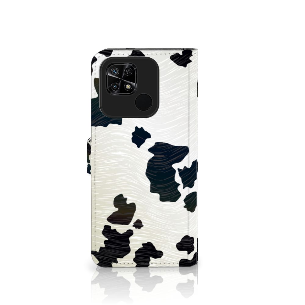 Xiaomi Redmi 10C Telefoonhoesje met Pasjes Koeienvlekken