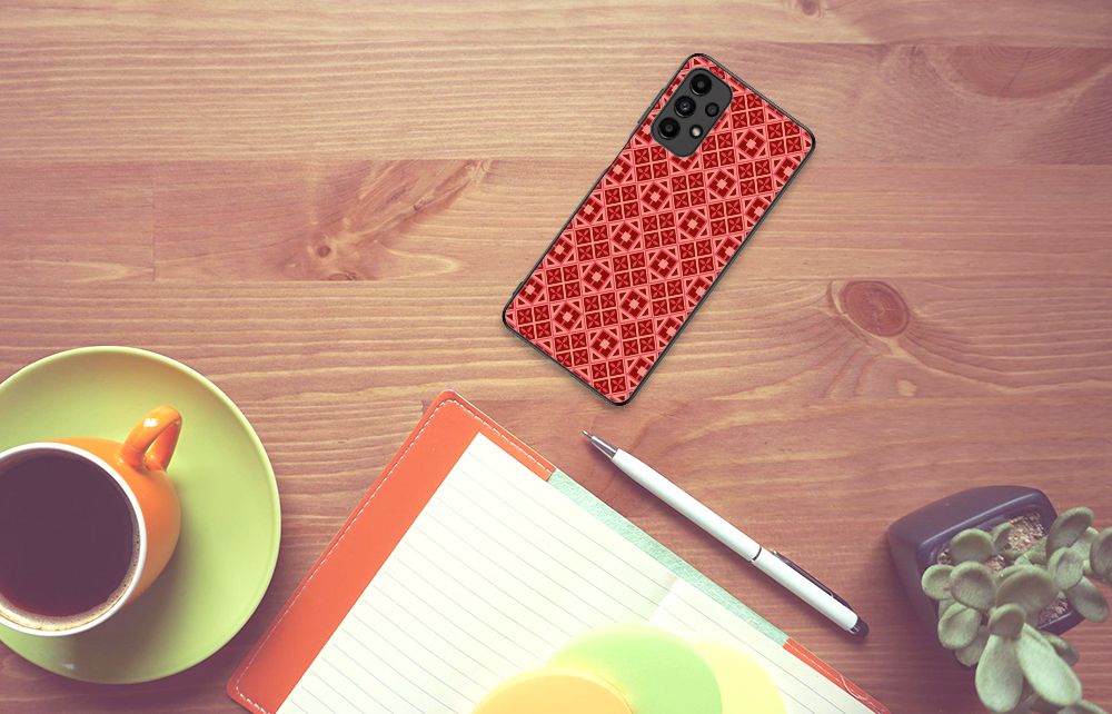 Samsung Galaxy A13 4G Back Case Batik Rood B2C Telecom