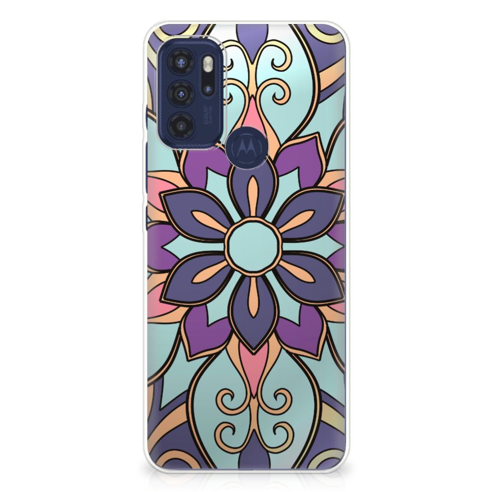 Motorola Moto G60s TPU Case Purple Flower B2C Telecom