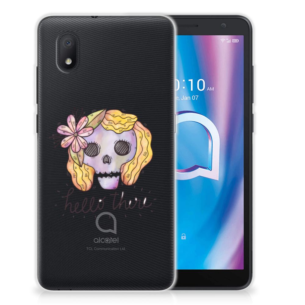 Silicone Back Case Alcatel 1B (2020) Boho Skull B2C Telecom