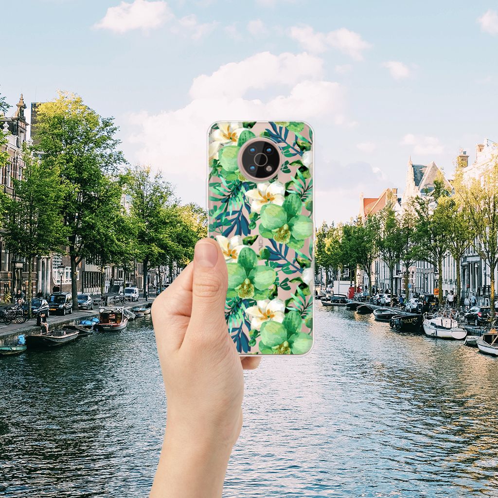 Nokia G50 TPU Case Orchidee Groen B2C Telecom