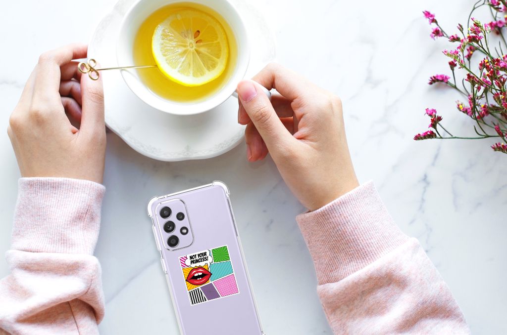 Samsung Galaxy A33 Anti Shock Bumper Case Popart Princess B2C Telecom