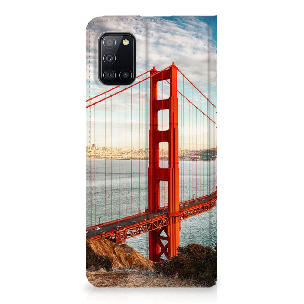 Samsung Galaxy A31 Book Cover Golden Gate Bridge - B2C Telecom