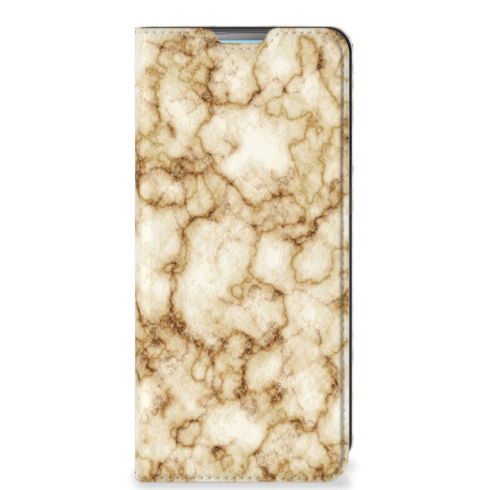 OPPO A74 4G Standcase Marmer Goud - B2C Telecom
