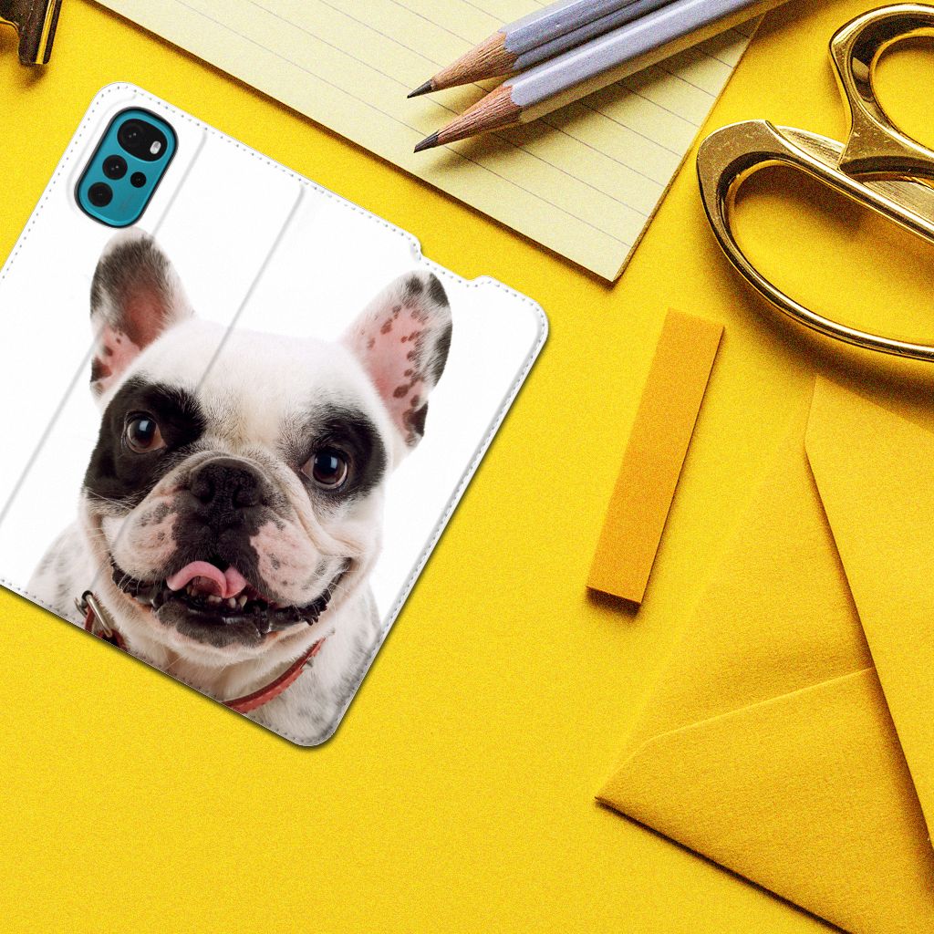 Motorola Moto G22 Hoesje maken Franse Bulldog - B2C Telecom