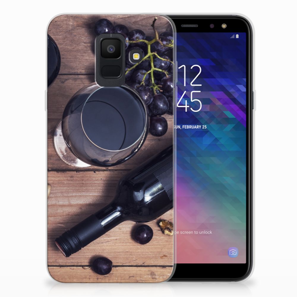 Samsung Galaxy A6 (2018) Siliconen Case Wijn