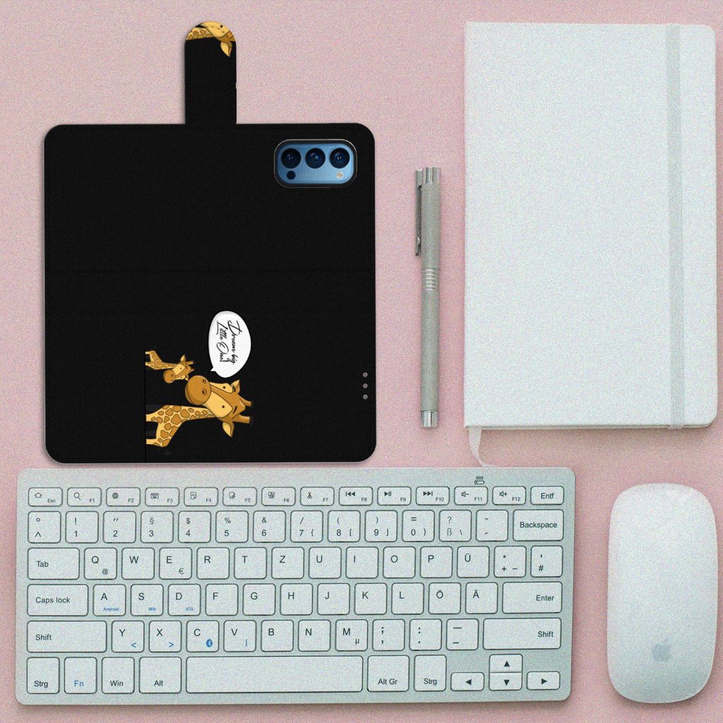 OPPO Reno 4 Pro 5G Leuk Hoesje Giraffe