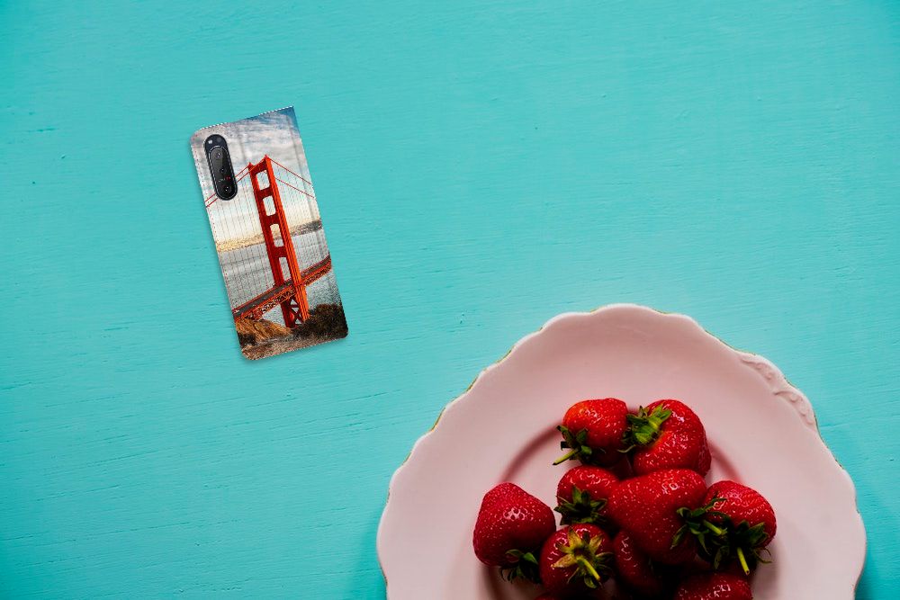 Sony Xperia 5 II Book Cover Golden Gate Bridge - B2C Telecom
