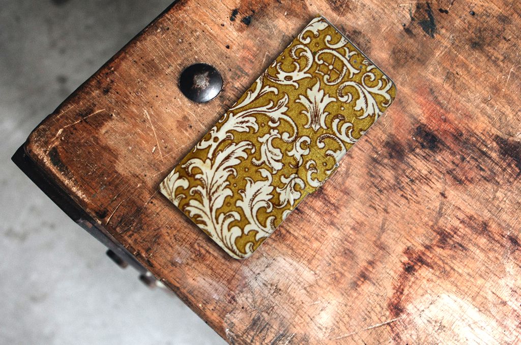 Wallet Case Samsung Galaxy S21 Plus Barok Goud