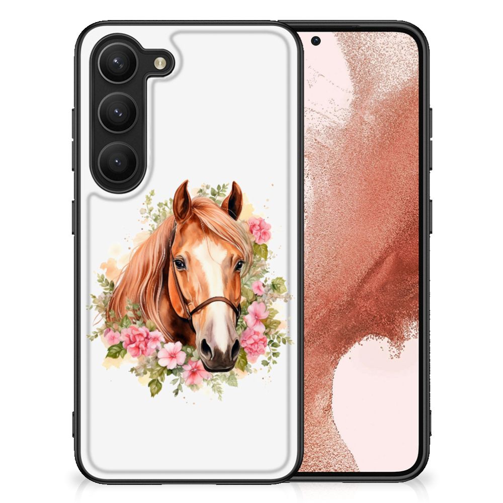Dierenprint Telefoonhoesje voor Samsung Galaxy S23 Paard B2C Telecom