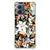 Case voor Motorola Moto G53 Dark Flowers