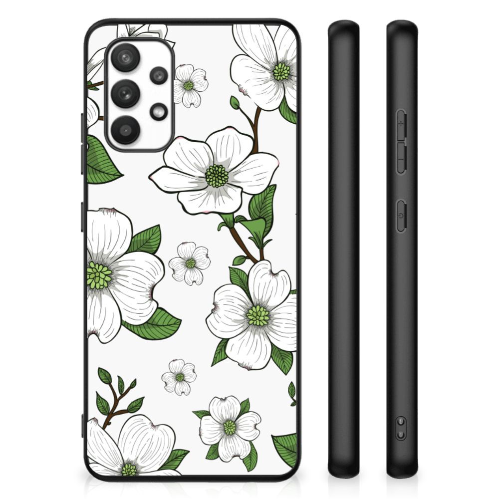 Samsung Galaxy A32 4G | A32 5G Enterprise Editie Bloemen Hoesje Dogwood Flowers B2C Telecom