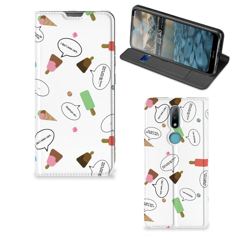 Nokia 2.4 Flip Style Cover IJsjes