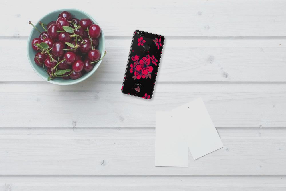 Huawei P10 Lite TPU Case Blossom Red