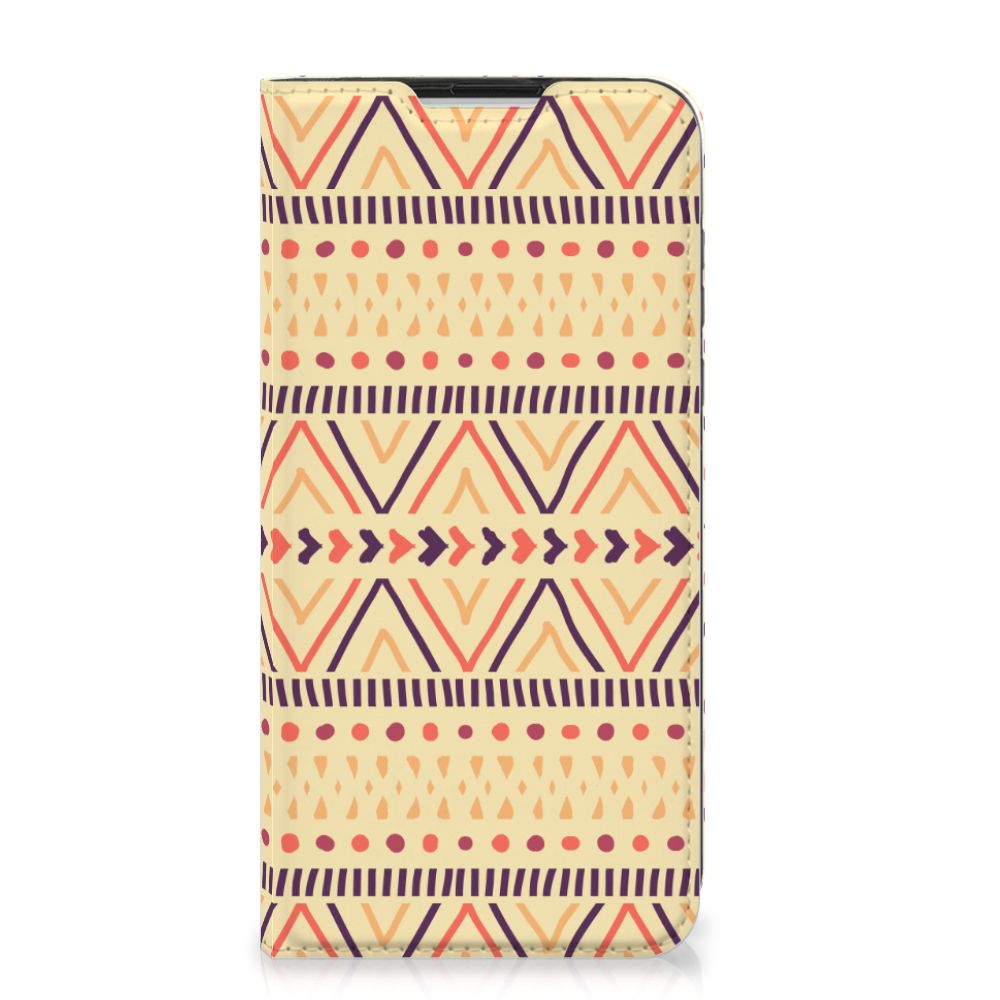Motorola Moto G8 Power Hoesje met Magneet Aztec Yellow - B2C Telecom