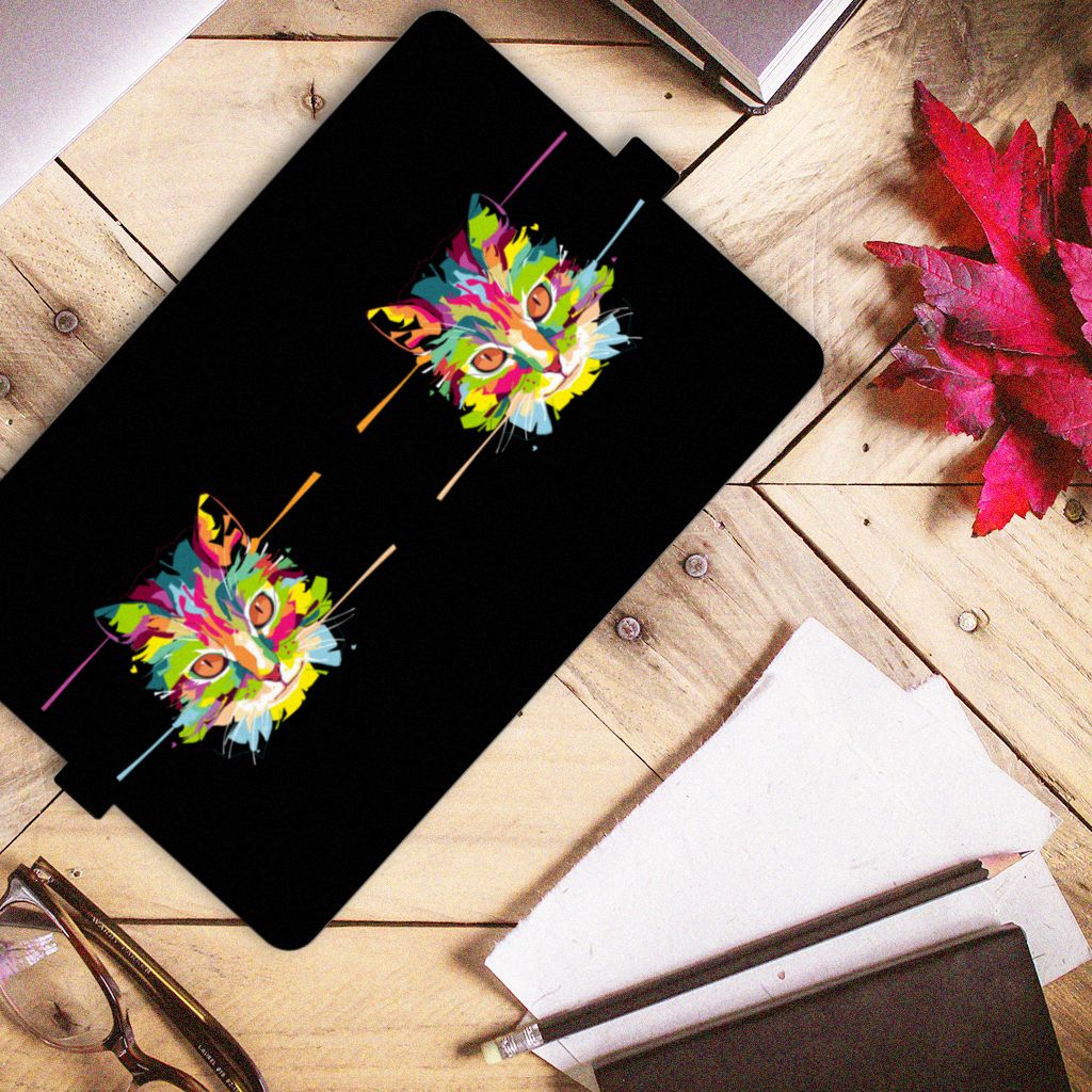 iPad Air (2020/2022) 10.9 inch Hippe Tablet Hoes Cat Color