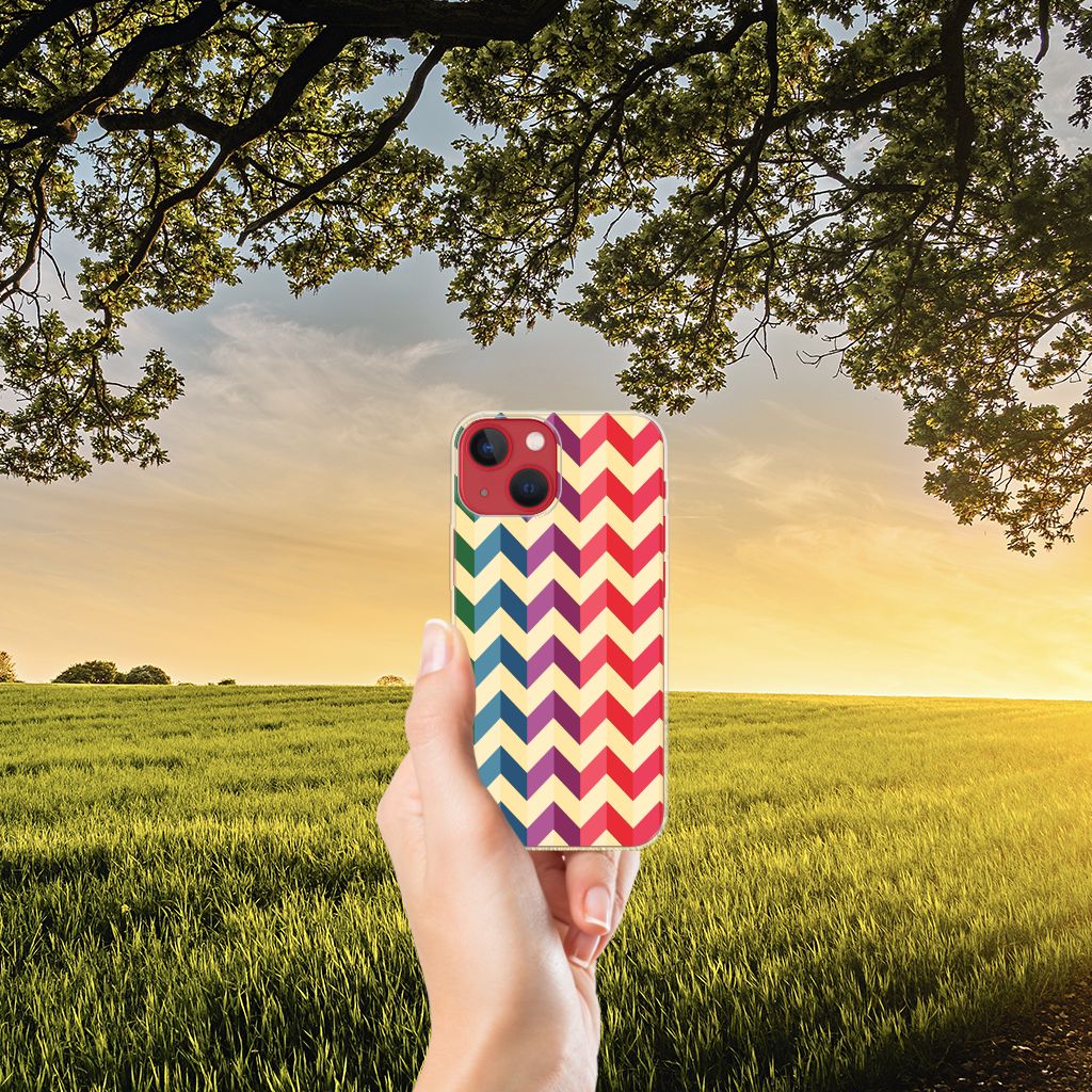 Apple iPhone 13 TPU bumper Zigzag Multi Color B2C Telecom