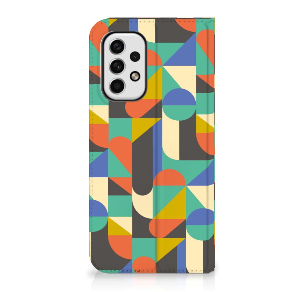 Samsung Galaxy A23 Hoesje met Magneet Funky Retro - B2C Telecom
