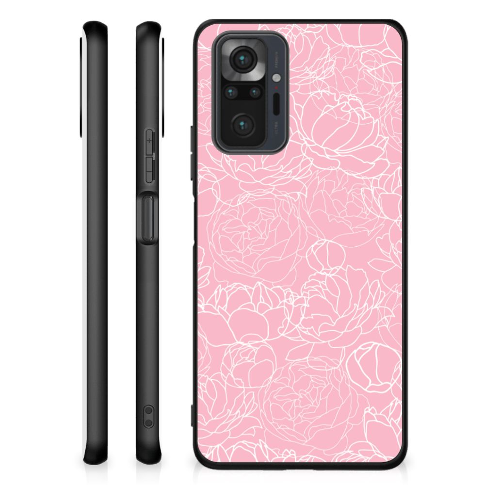 Xiaomi Redmi Note 10 Pro Bloemen Hoesje White Flowers B2C Telecom