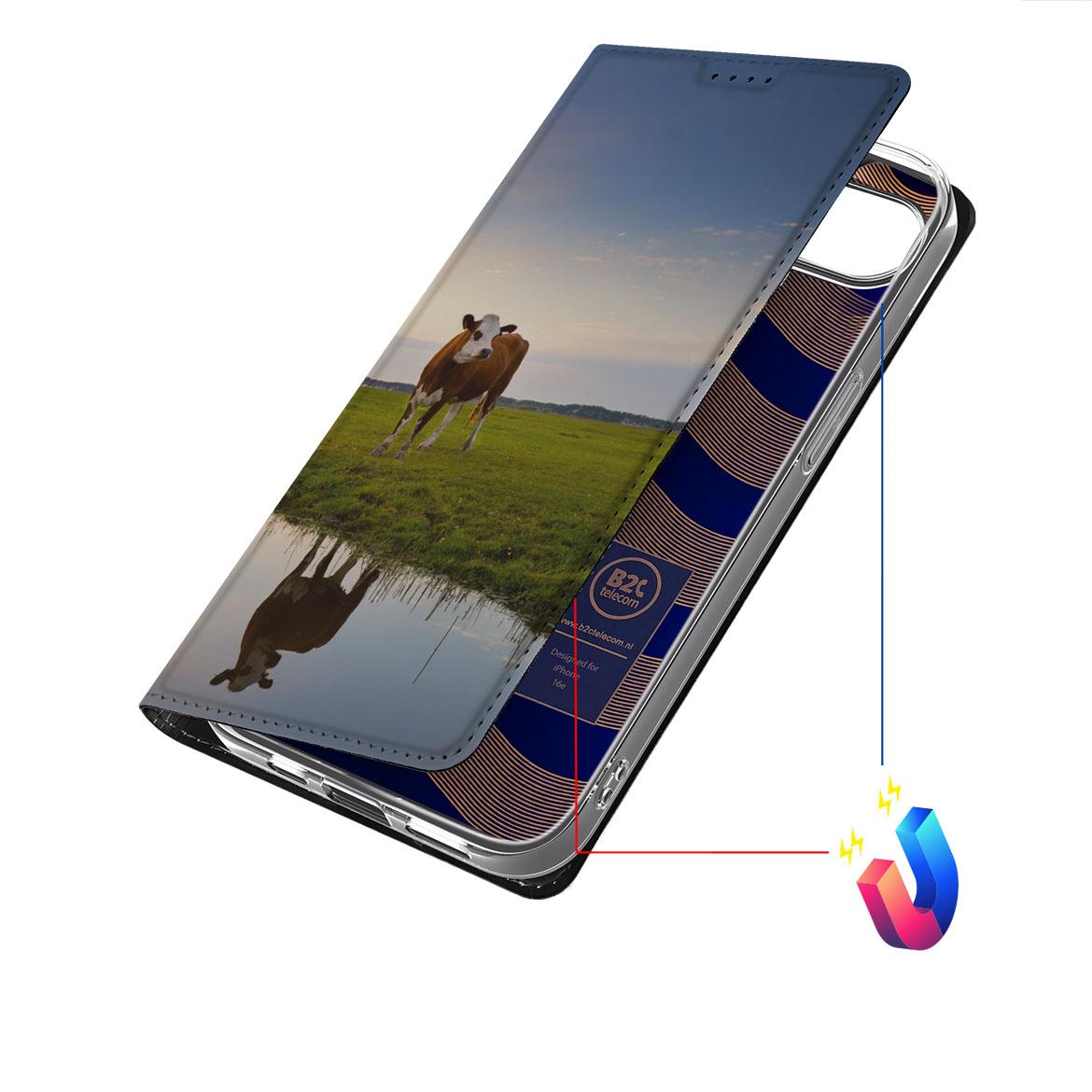 Apple iPhone 16e Hoesje maken Koe - Koe design - Afbeelding 6