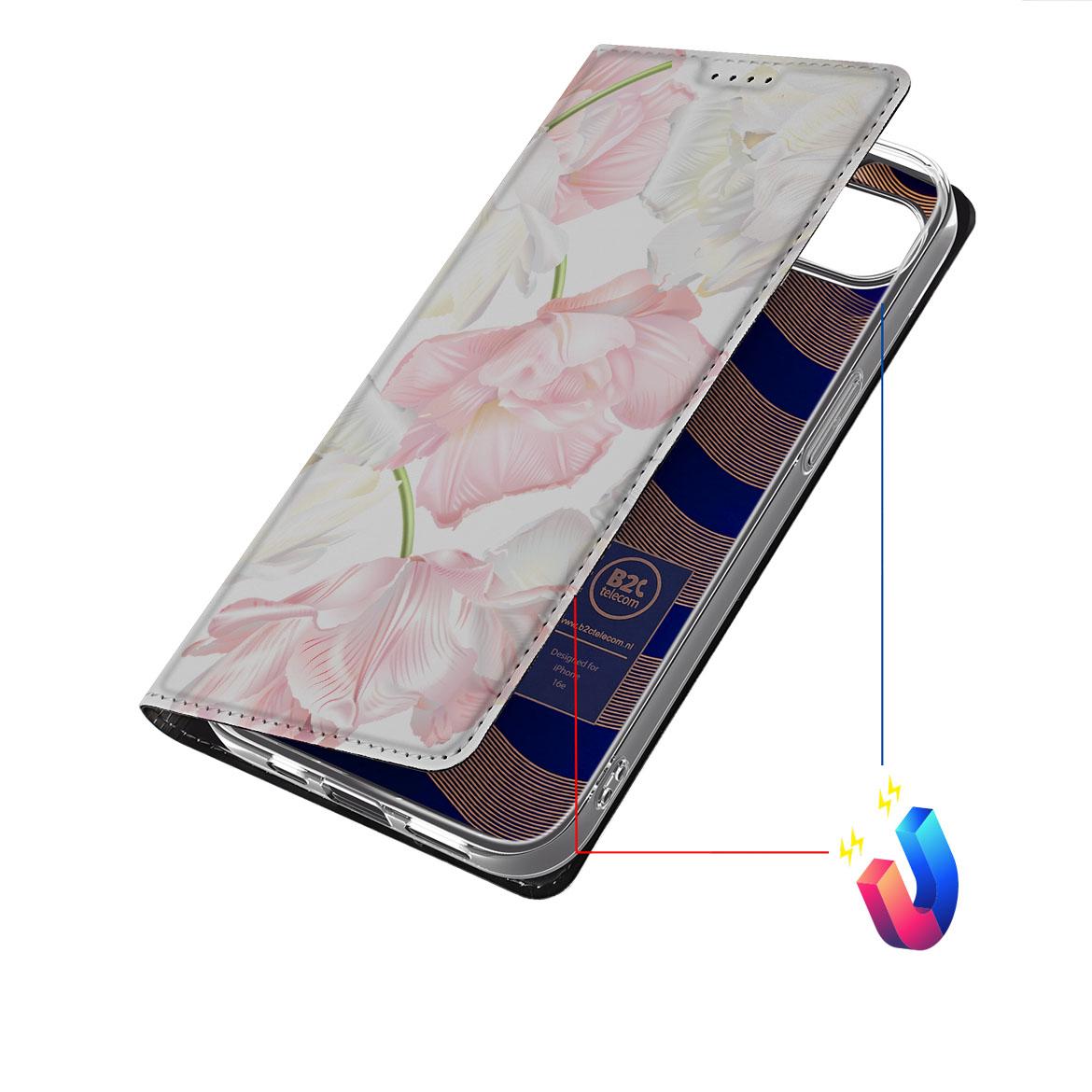 Apple iPhone 16e Smart Cover Lovely Flowers - Lovely Flowers design - Afbeelding 6