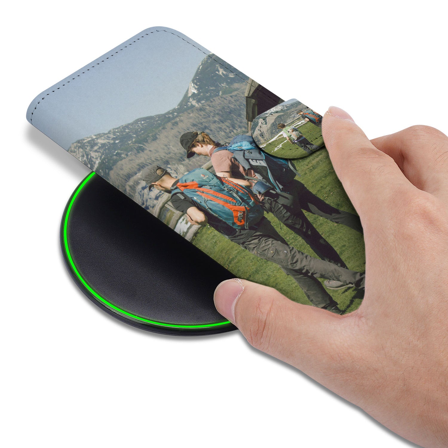 Google Pixel 10 / 10 Pro Bookcase Hoesje Maken met Foto outdoor backpackers hand