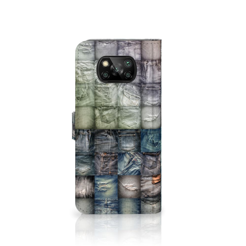 Wallet Case met Pasjes Xiaomi Poco X3 | Poco X3 Pro Spijkerbroeken