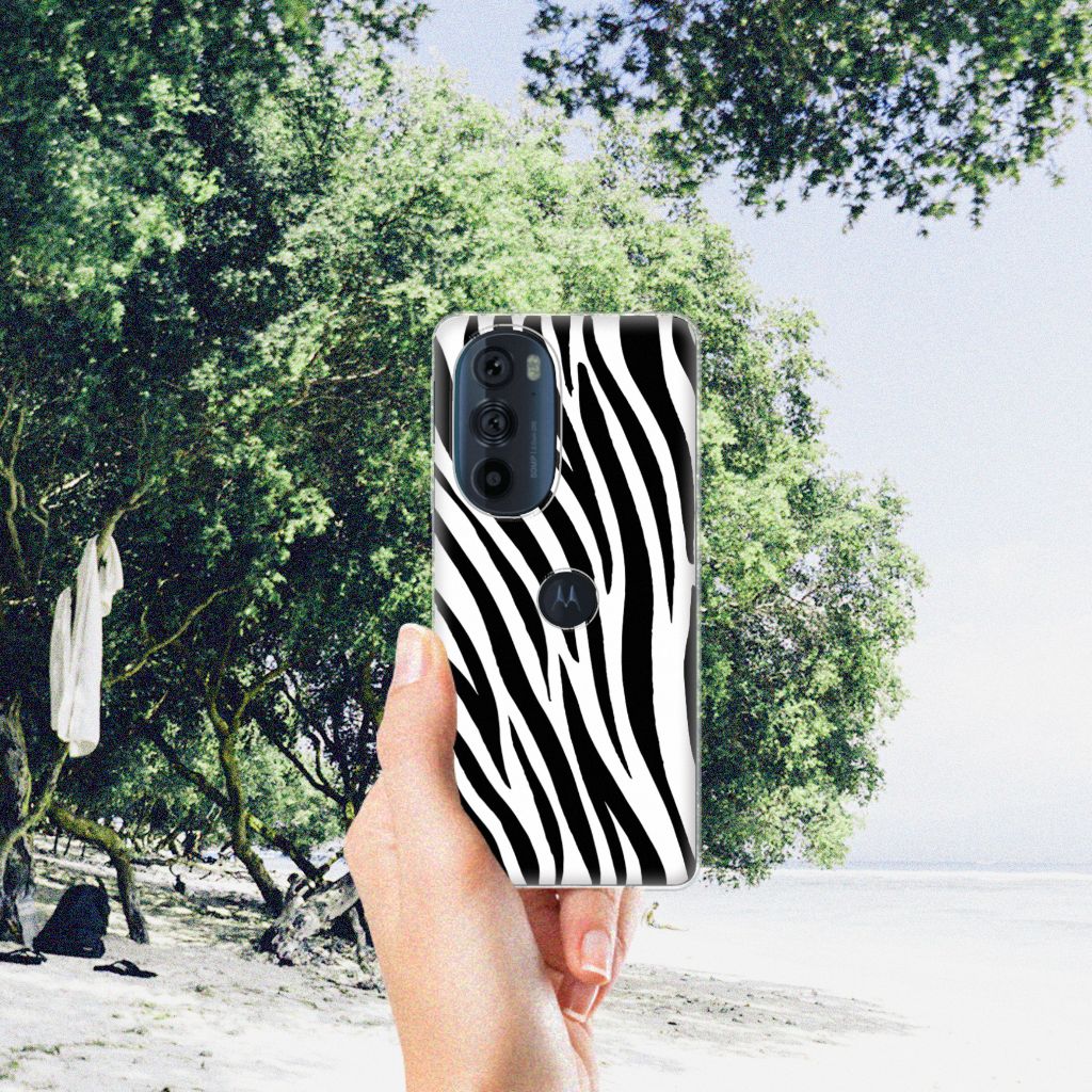 Motorola Edge 30 Pro TPU Hoesje Zebra B2C Telecom