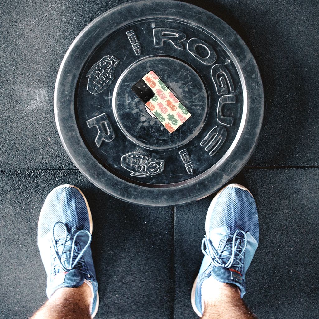 Samsung Galaxy S21 Ultra Back Cover Hoesje Ananas B2C Telecom