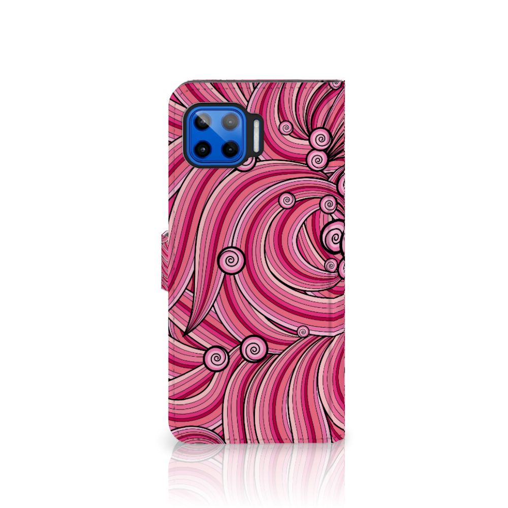 Motorola Moto G 5G Plus Hoesje Swirl Pink