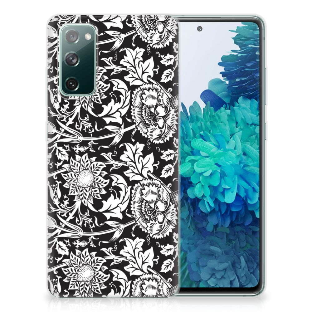 Samsung Galaxy S20 FE TPU Case Black Flowers B2C Telecom