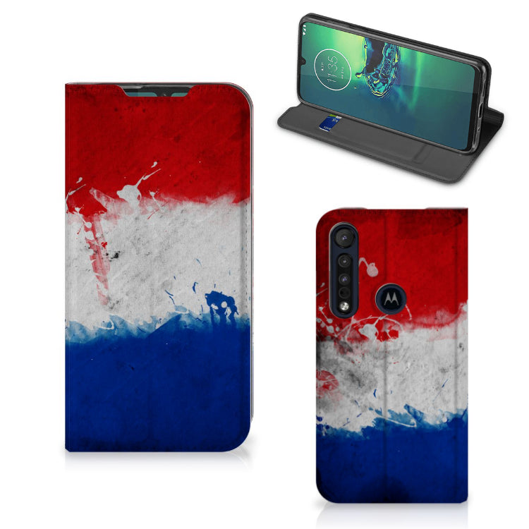 Motorola G8 Plus Standcase Nederland