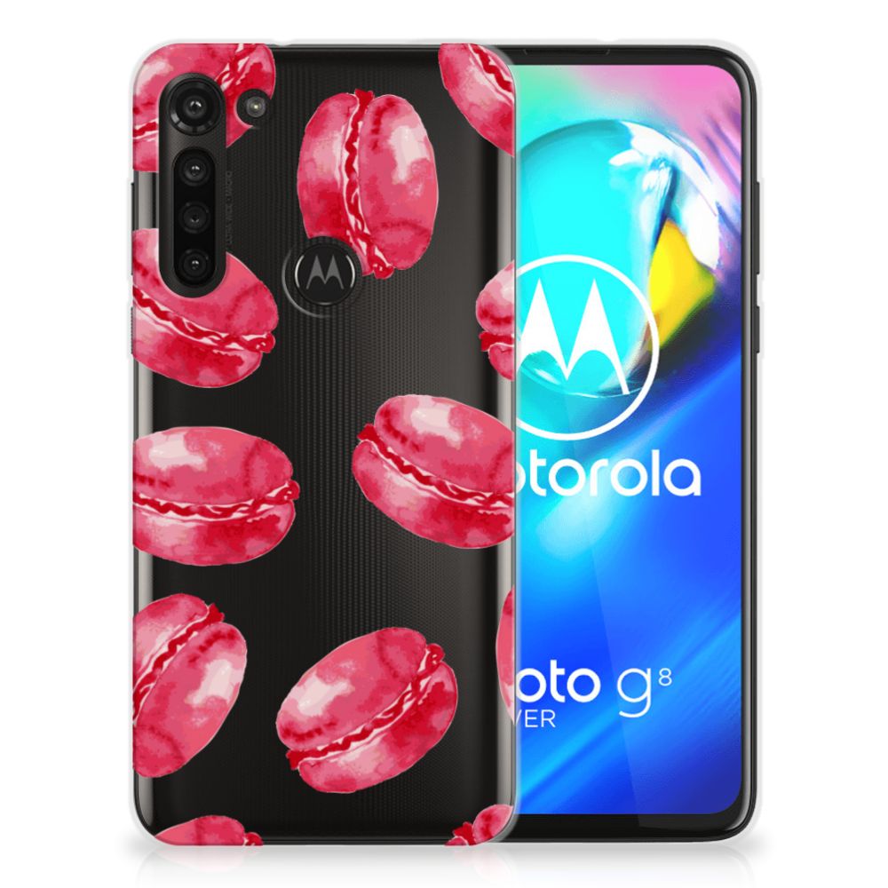 Motorola Moto G8 Power Siliconen Case Pink Macarons B2C Telecom