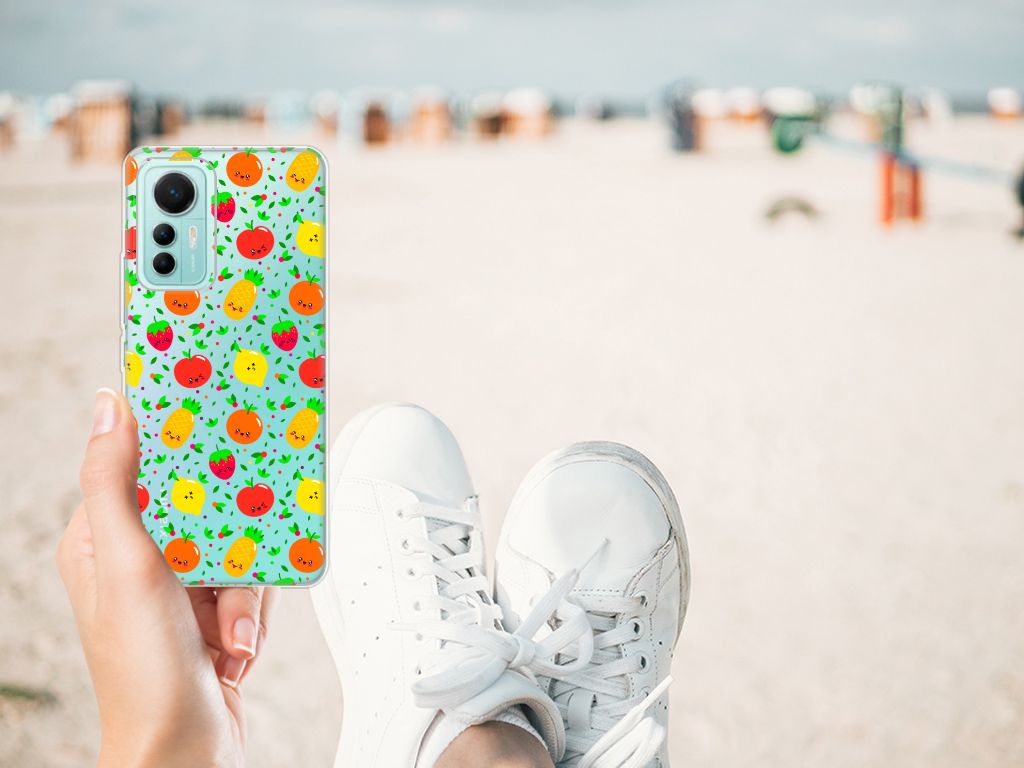 Xiaomi 12 Lite Siliconen Case Fruits B2C Telecom