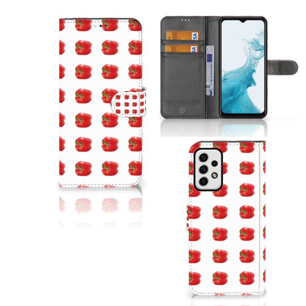 Samsung Galaxy A23 Book Cover Paprika Red