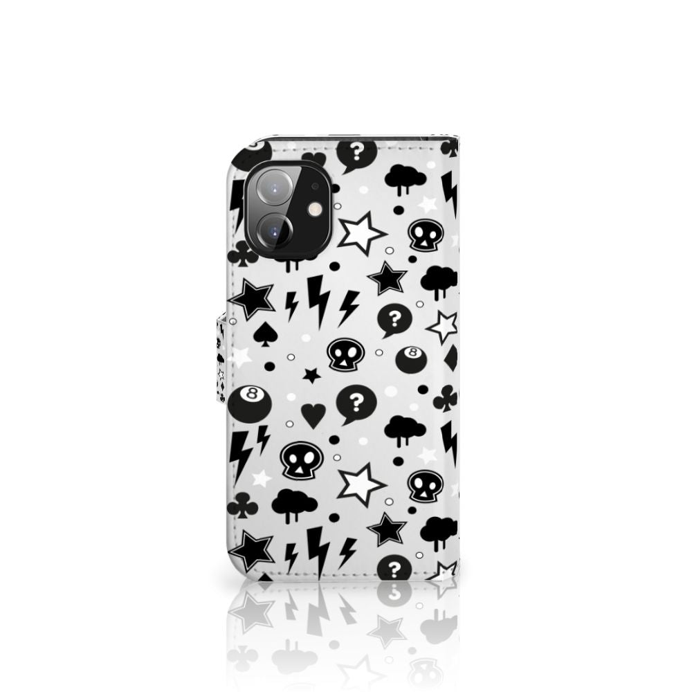 Telefoonhoesje met Naam Apple iPhone 12 Mini Silver Punk
