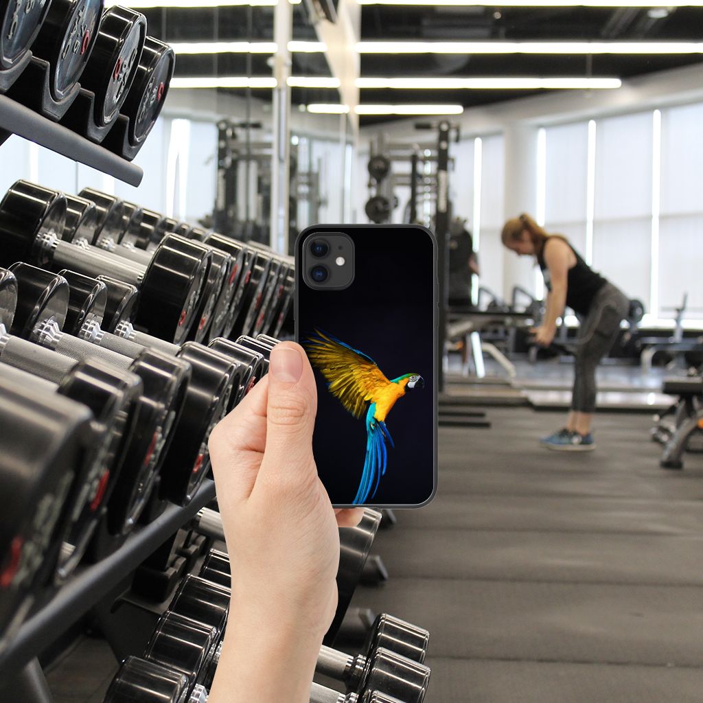 iPhone 11 Dierenprint Telefoonhoesje Papegaai B2C Telecom
