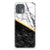 Motorola Edge 20 Lite TPU Siliconen Hoesje Marmer Wit Zwart - Origineel Cadeau Man B2C Telecom