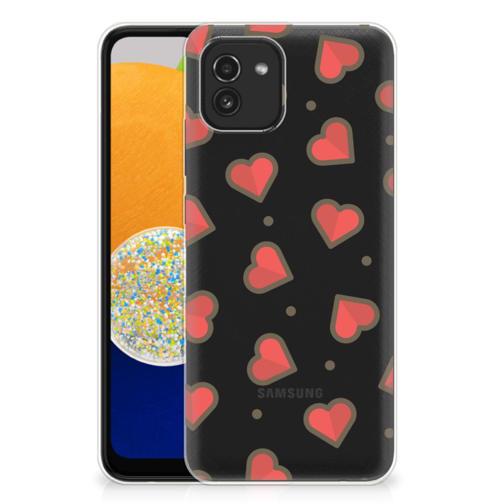 Samsung Galaxy A03 TPU bumper Hearts B2C Telecom