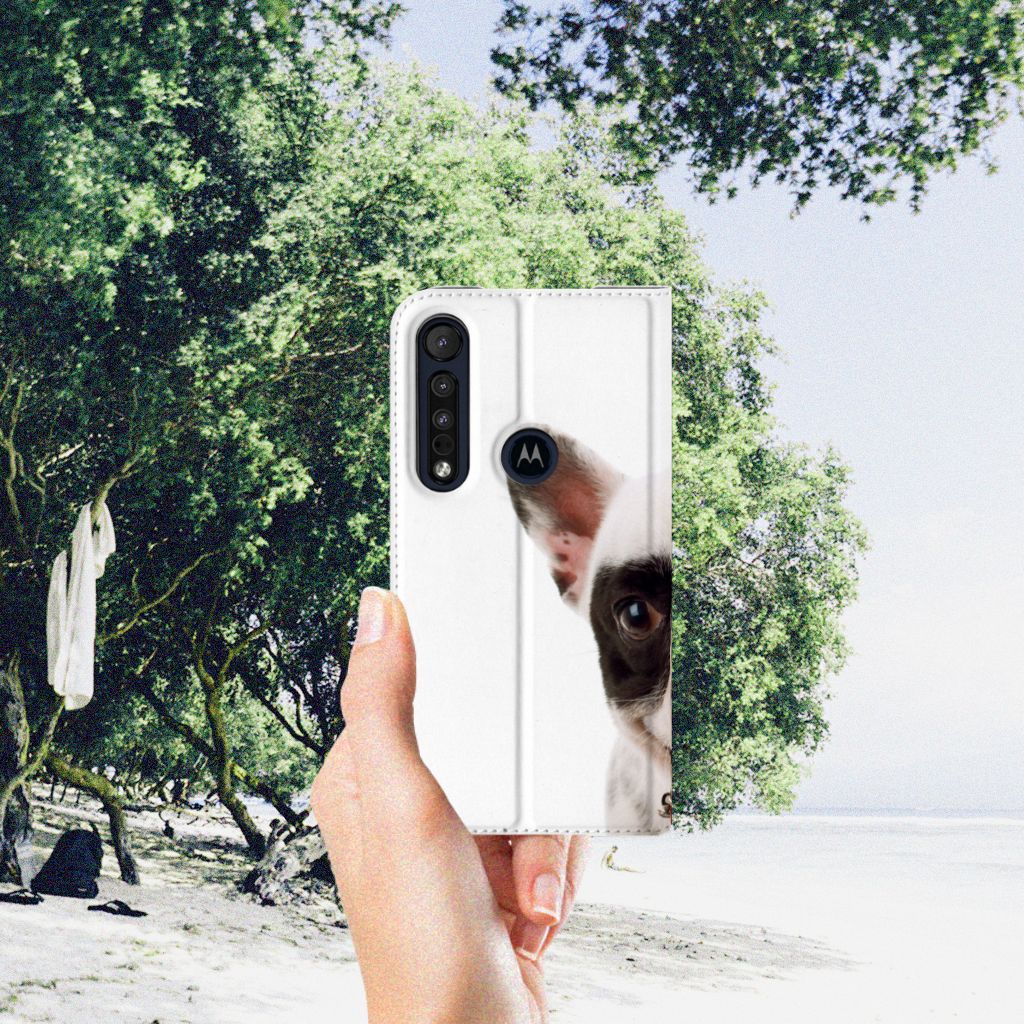Motorola G8 Plus Hoesje maken Franse Bulldog - B2C Telecom