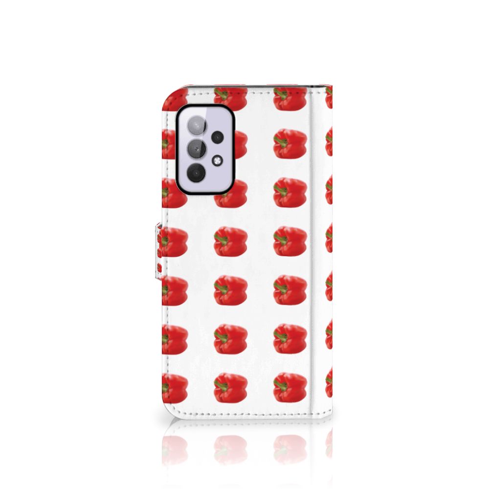 Samsung Galaxy A33 5G Book Cover Paprika Red